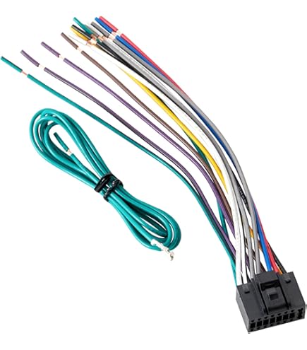こんこん Amazon.com: 16 Pin Auto Stereo Wiring Harness Plug for